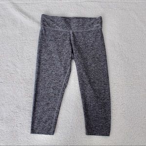 Victoria Secret Pink Crop High Waist Grey Leggings